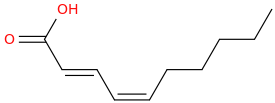 2,4 decadienoic acid, (2e,4z) 